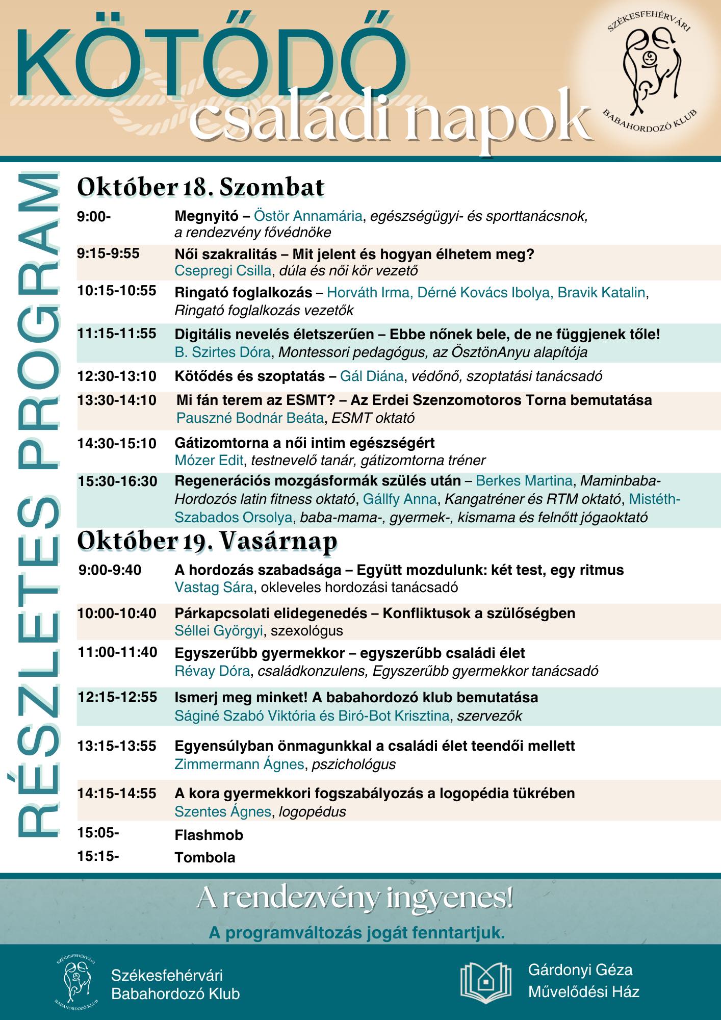 Egy nap, ahol minden a családról szól! – Kötődő Családi Napok hétvégén a Gárdonyiban