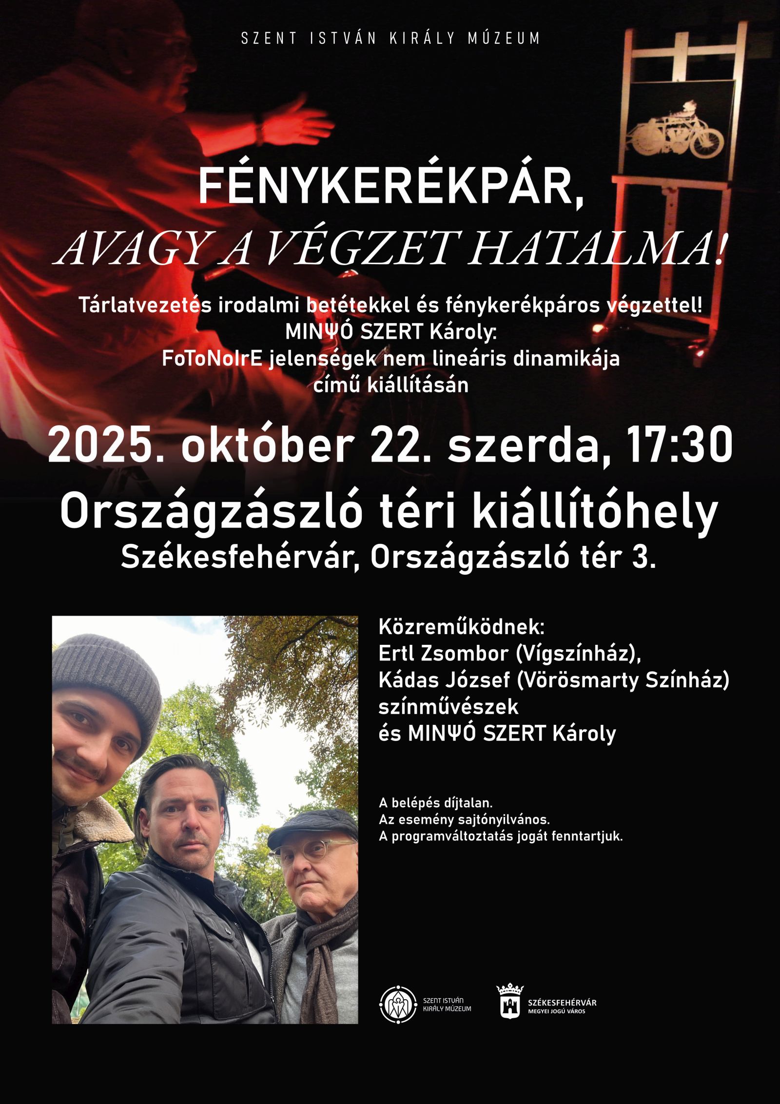 Fénykerékpár, avagy a végzet hatalma! - tárlatvezetés irodalmi betétekkel