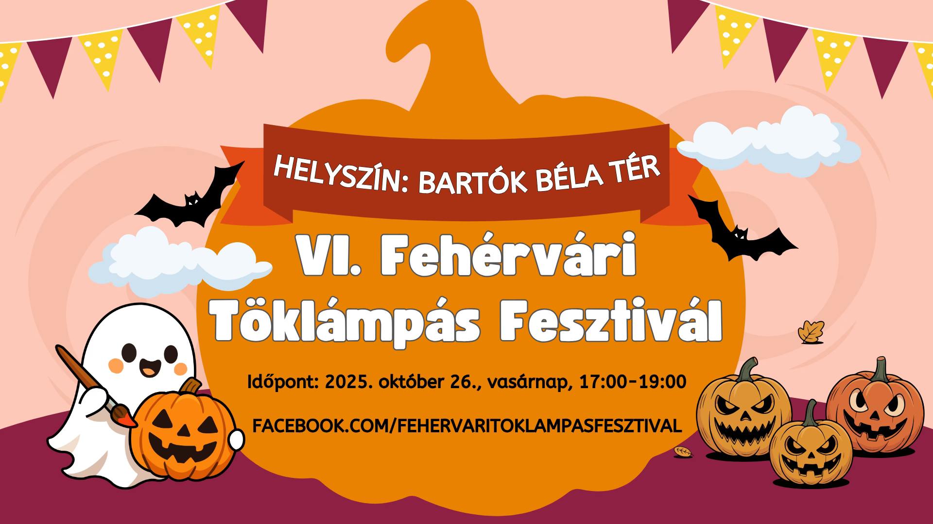 VI. Fehérvári Töklámpás Fesztivál október utolsó vasárnapján a Bartók téren