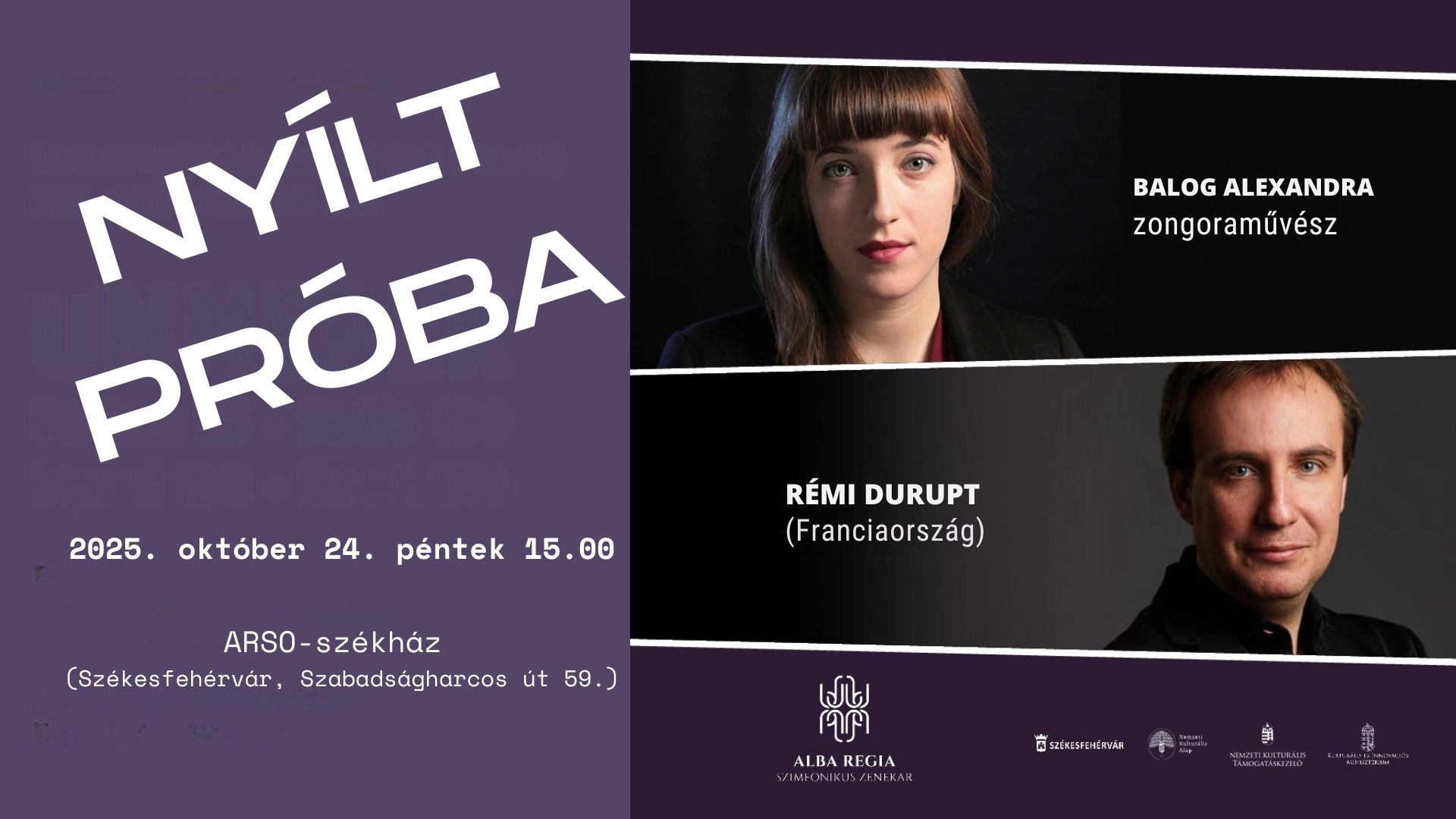 Ünnepek – a szimfonikusok nyitókoncertjének próbájába leshetnek be az érdeklődők