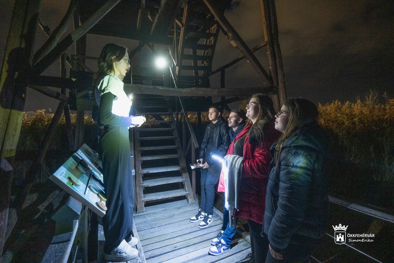 Éjszakai akadályverseny a Diáktanáccsal a Sóstói Tanösvényen