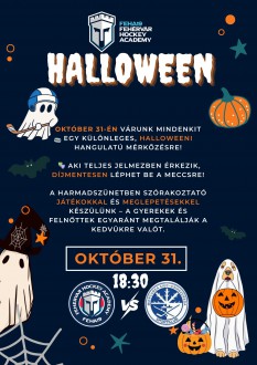 Halloweeni hangulatú mérkőzésre várja a közönséget a FEHA19