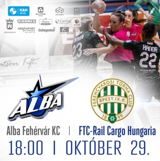 A BL résztvevő Ferencvárost fogadja szerda esti rangadón az Alba Fehérvár KC
