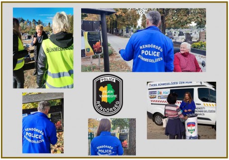 A zavartalan emlékezés érdekében figyelmeztet a rendőrség: Megnő az esélye az áldozattá válásnak!