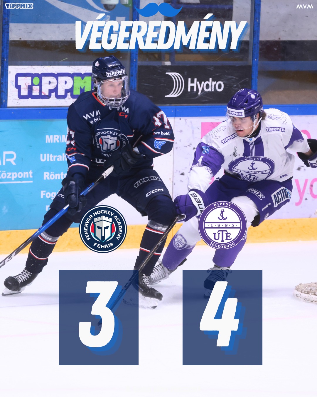 Közel volt a pontszerzéshez a FEHA19 az Újpest ellen