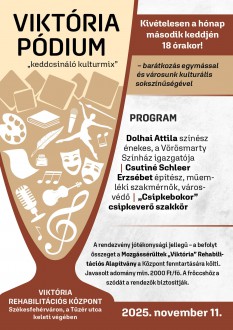 Viktória Pódium Dolhai Attilával a hónap második keddjén