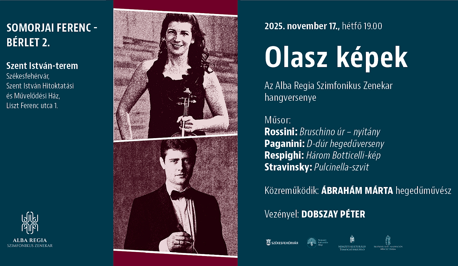 Utazzon Itáliába az Alba Regia Szimfonikus Zenekarral!