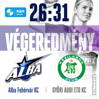 A Fradi után a Győrt is megizzasztotta az Alba Fehérvár KC hazai pályán