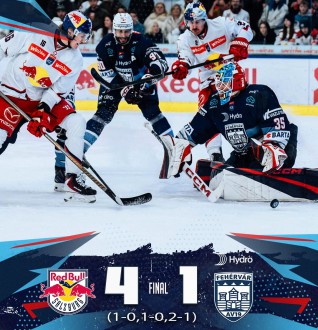 Osztrák jégkorongliga - kikapott a Volán Salzburgban a címvédő otthonában