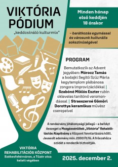 Viktória Pódium az Advent jegyében december 2-án kedden