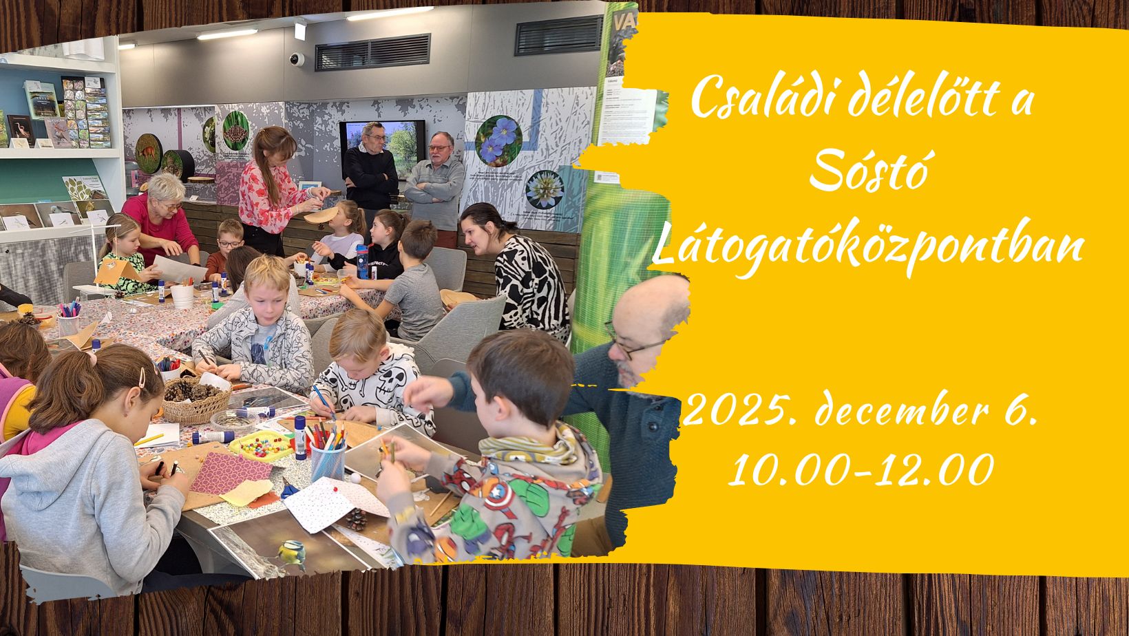 Karácsony jegyében rendeznek családi mesedélelőttöt a Sóstón