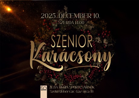Szenior karácsony, népszerű slágerekkel az Alba Regia Sportcsarnokban