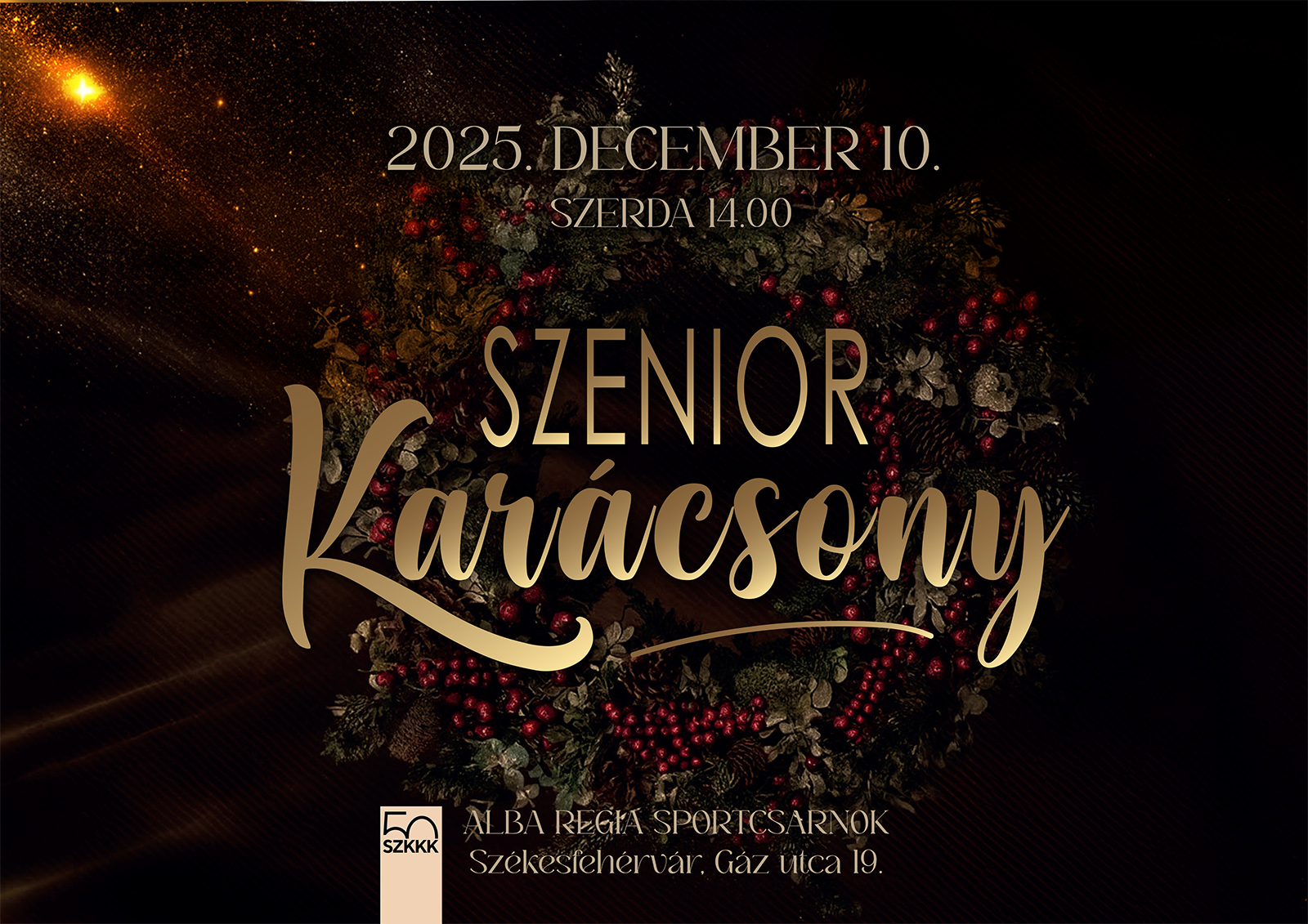Szenior karácsony, népszerű slágerekkel az Alba Regia Sportcsarnokban