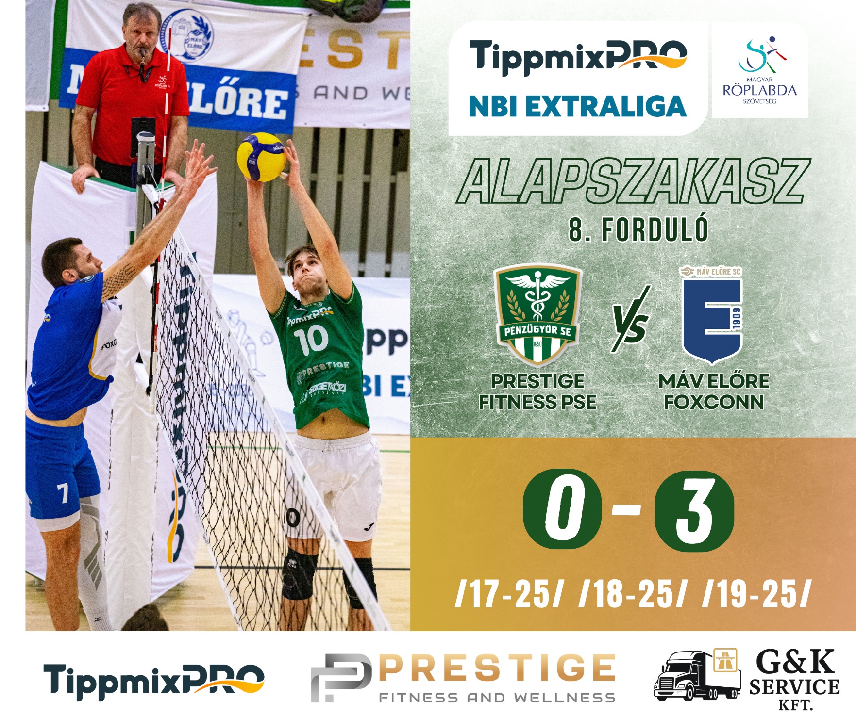 A Pénzügyőr ellen is simán nyert a MÁV Előre Foxconn