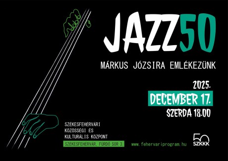 JAZZ50 – különleges estén a fehérvári jazz aranykoráról