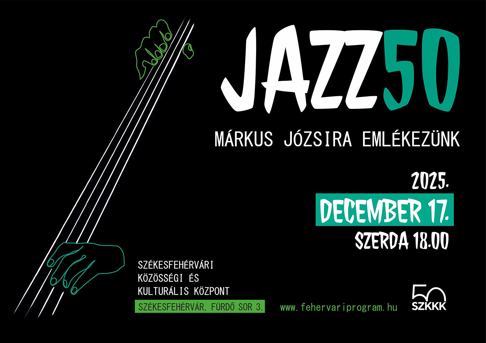 JAZZ50 – különleges estén a fehérvári jazz aranykoráról