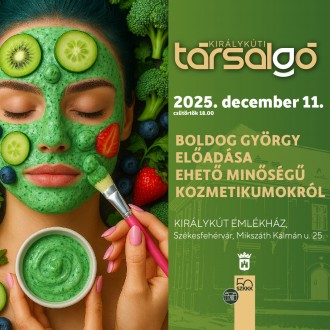 Előadás az ehető minőségű kozmetikumokról és a fenntartható szépség jövőjéről