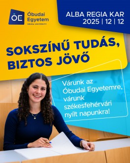 Az Óbudai Egyetem Alba Regia Karának alapszakjait ismerhetik meg az érdeklődők a pénteki nyílt napon
