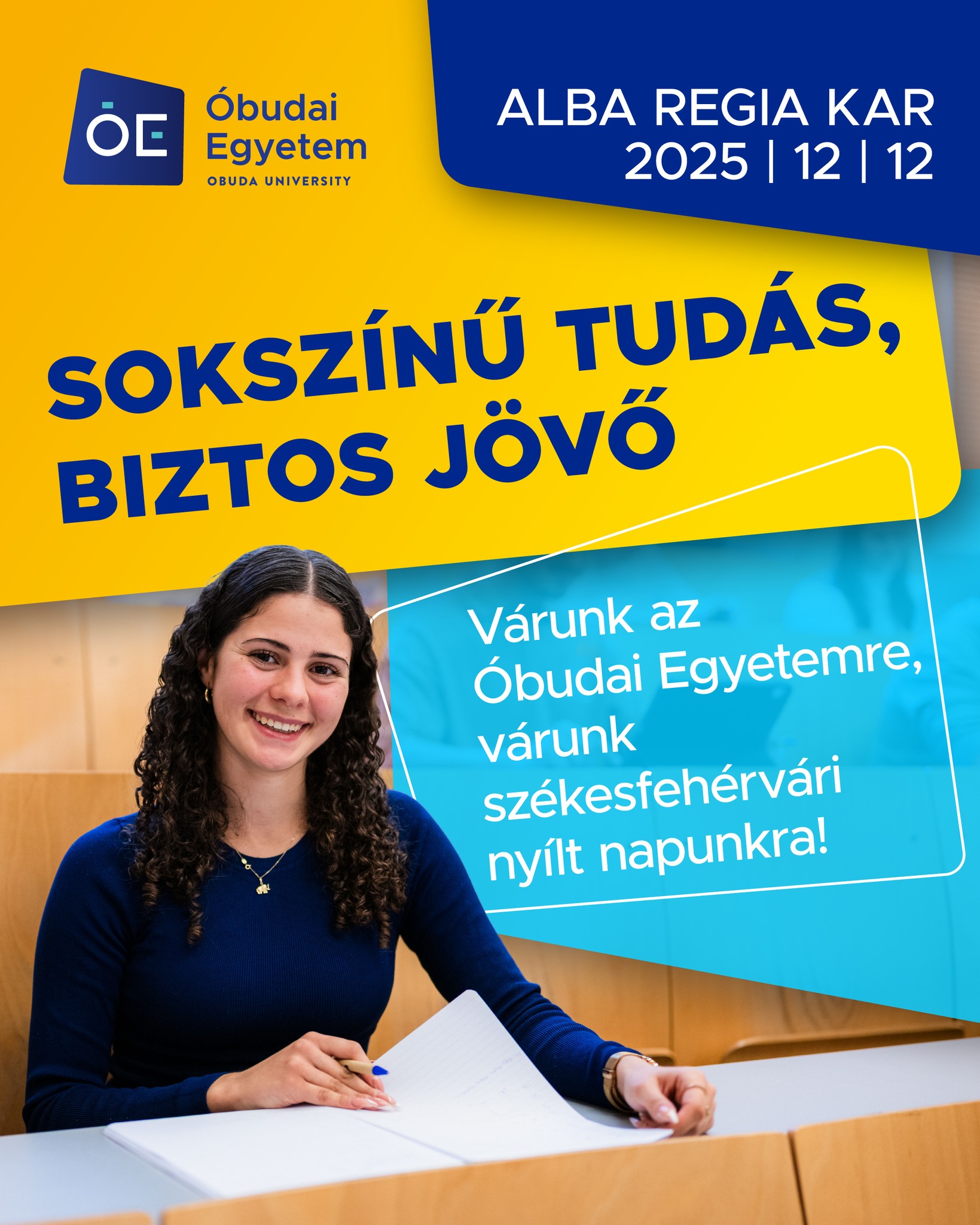 Az Óbudai Egyetem Alba Regia Karának alapszakjait ismerhetik meg az érdeklődők a pénteki nyílt napon