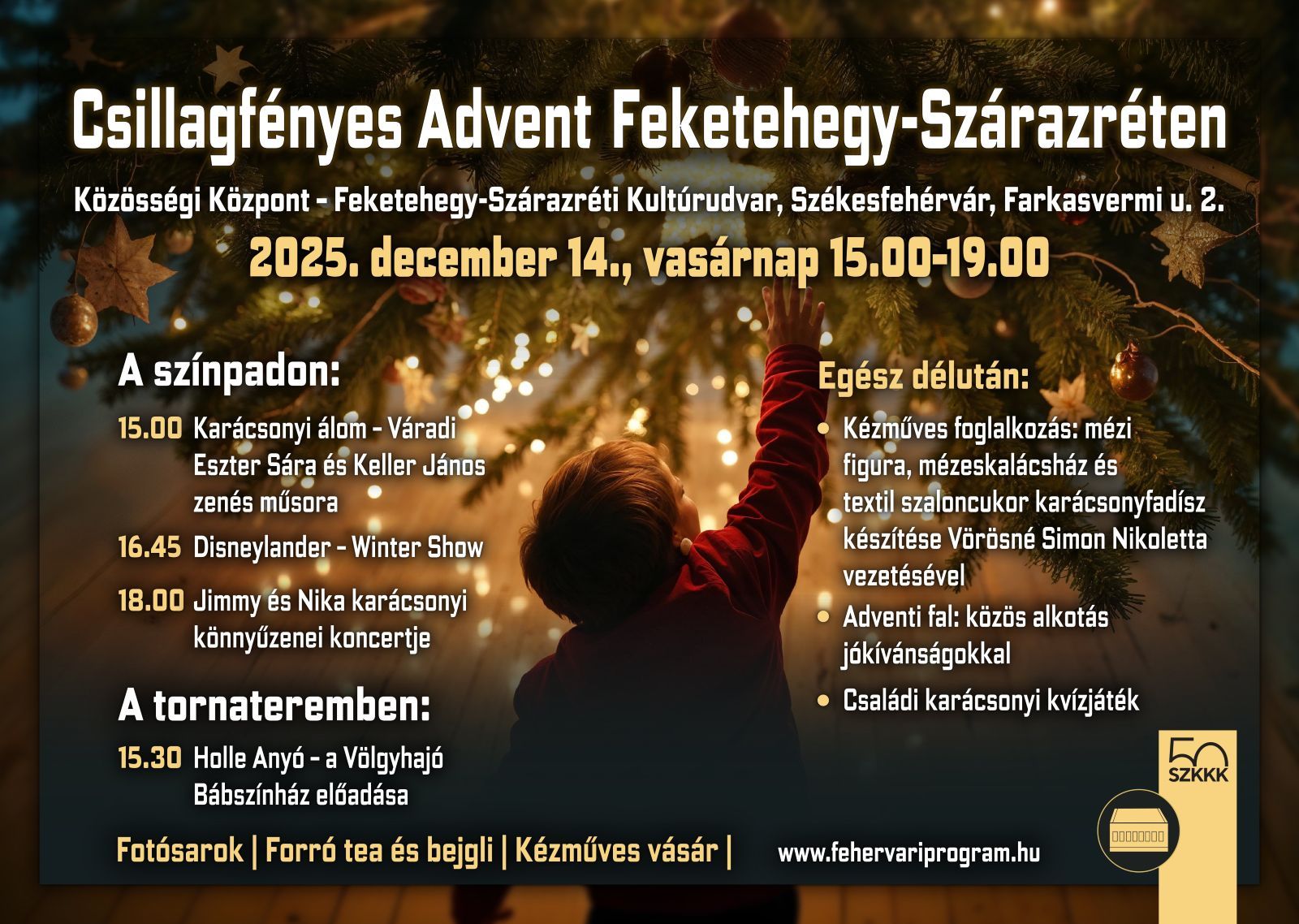 Csillagfényes Advent vasárnap Feketehegy–Szárazréten