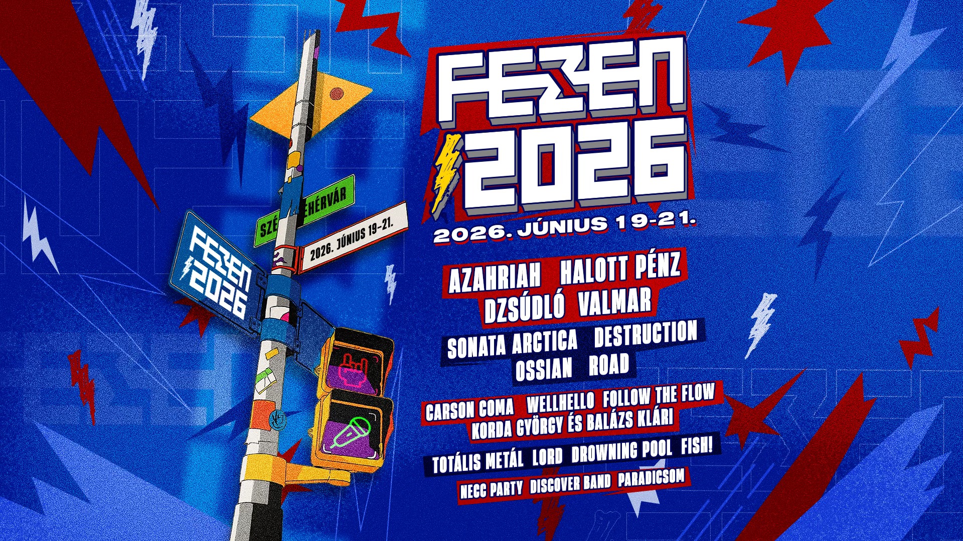 Júniusra költözik a FEZEN – Azahriah is fellép a 2026-os fesztiválon