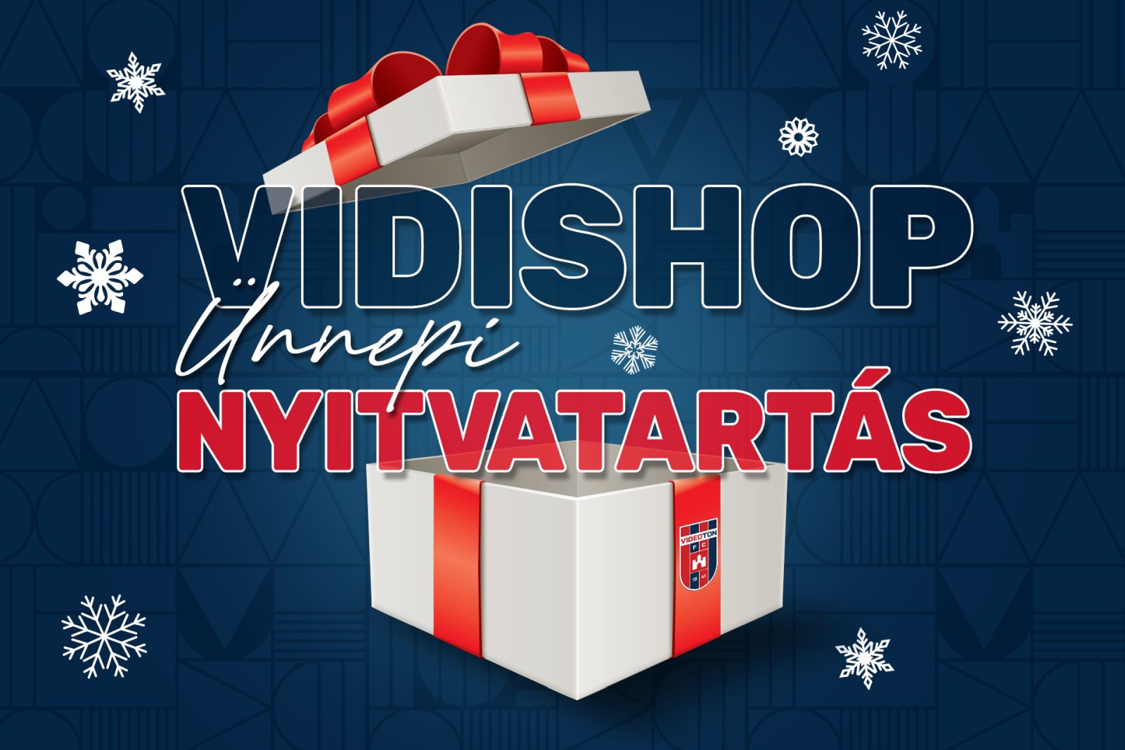 December 22-ig várja a szurkolókat a Vidishop a Sóstói Stadionban
