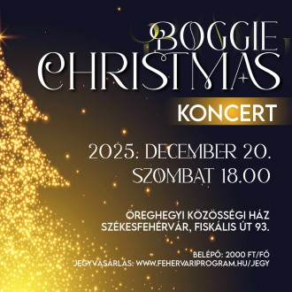 Boggie Christmas koncert – Ünnepi varázslat az Öreghegyen!