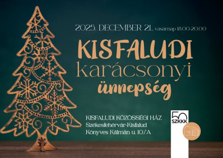 Karácsonyi ünnepséggel várja a városrészben élőket Kisfalud vasárnap