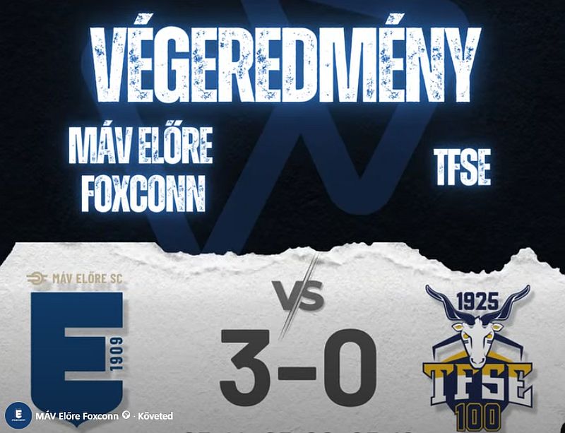 Férfi röplabda Magyar Kupa - Négy között a címvédő MÁV Előre