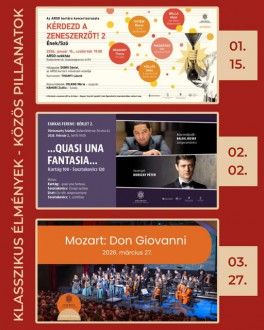 Klasszikus élmények, közös pillanatok - három koncert, amely összehoz