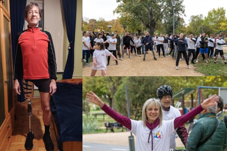 Teljesült a karácsonyi álom: Burján Zsigmond már az új, szuper protézislábbal készülhet a biciklizésre