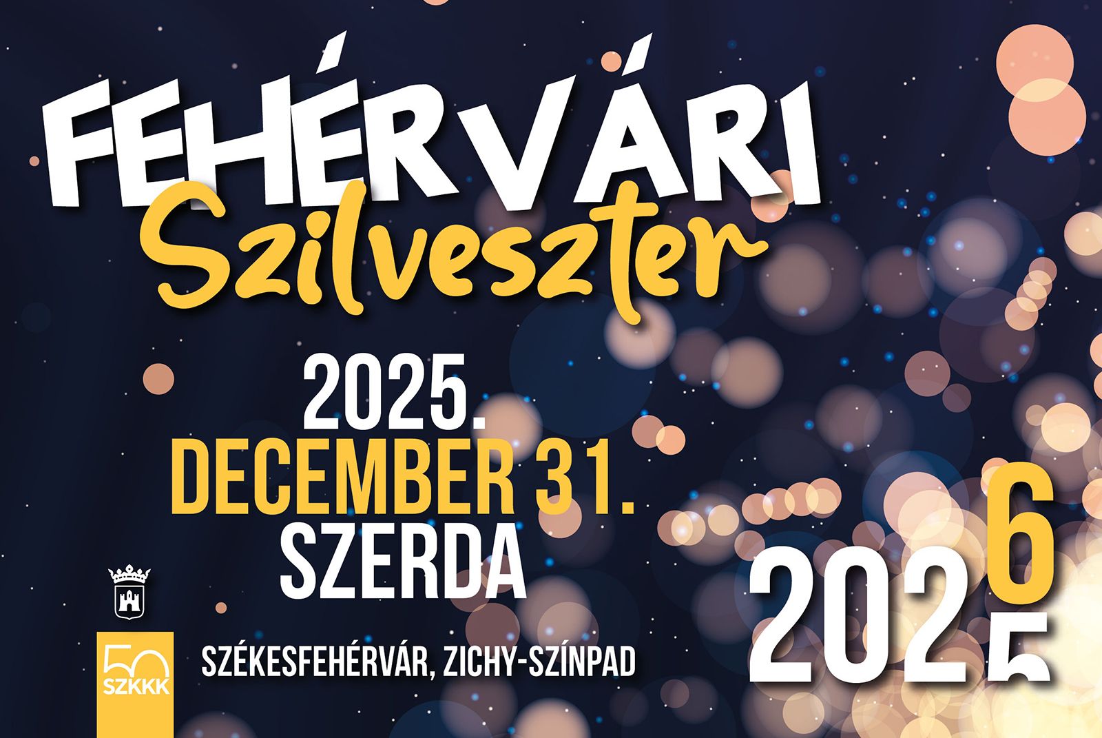 Szilveszteri buli Fehérvár belvárosában - este nyolckor kezdődnek a koncertek