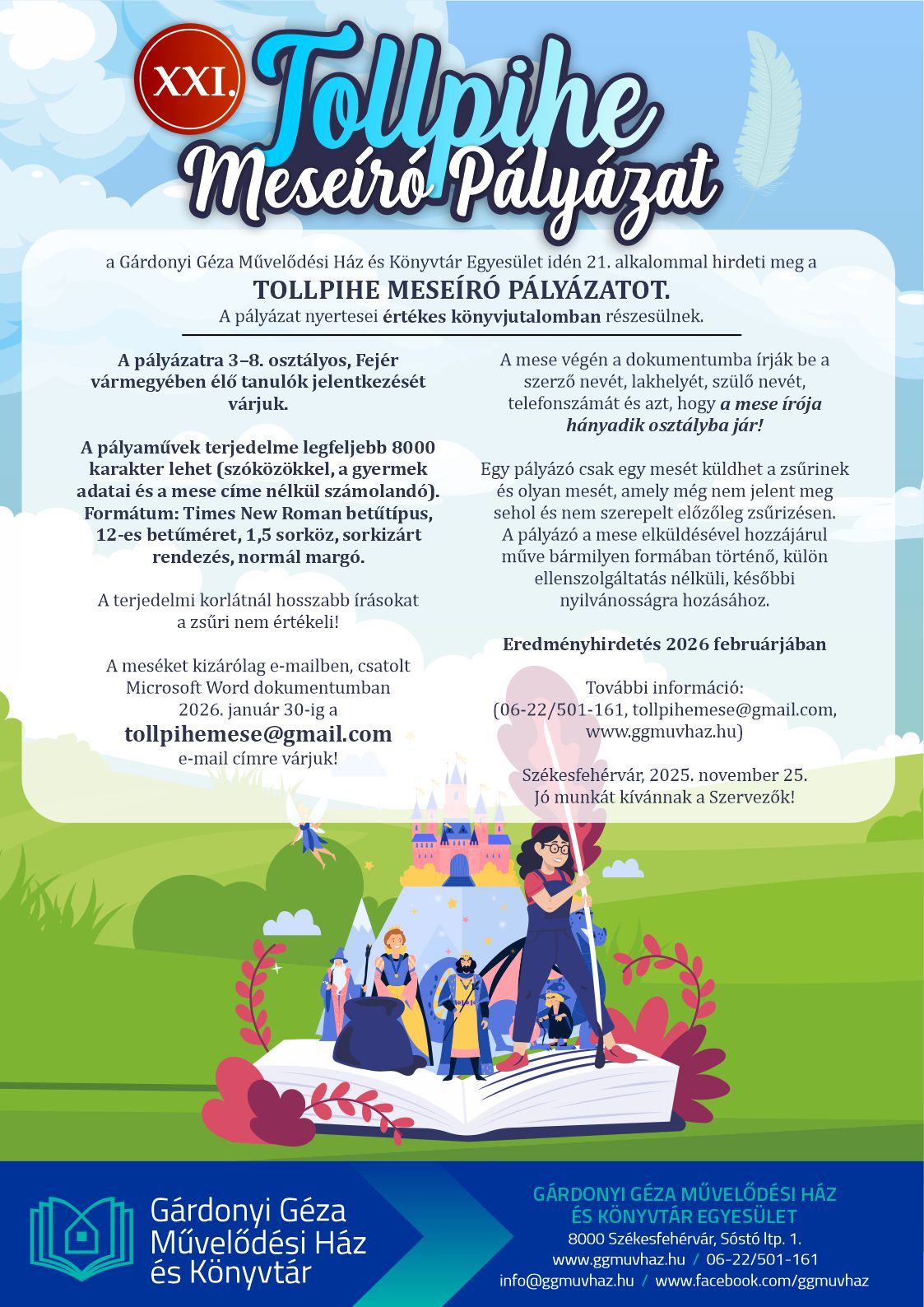 Tollpihe meseíró pályázat – immár 21. alkalommal várják a gyermekek műveit