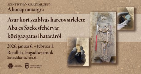 Avar kori lelet januárban a hónap műtárgya a Szent István Király Múzeumban
