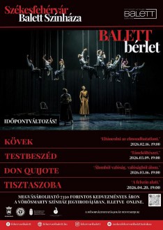 Februárban kezdődnek a Balett Bérlet tavaszi előadásai