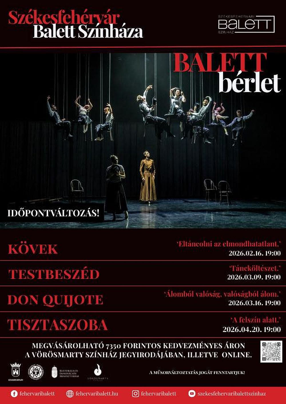 Februárban kezdődnek a Balett Bérlet tavaszi előadásai