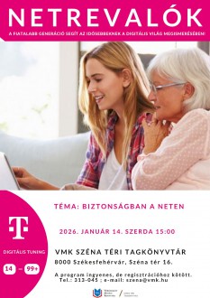 Önismereti olvasókör és „netes segítség” a Széna Téri Tagkönyvtárban