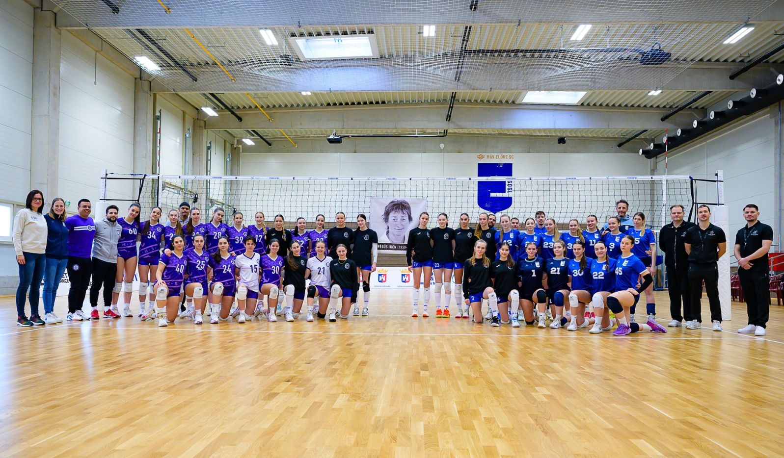 Tornával tisztelgett a MÁV Előre Fesüs Irén emléke előtt