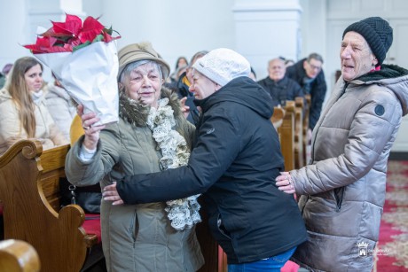 A 90. születésnapját ünneplő Szabóné Miklós Esztert köszöntötték a Széchenyi úti református templomban