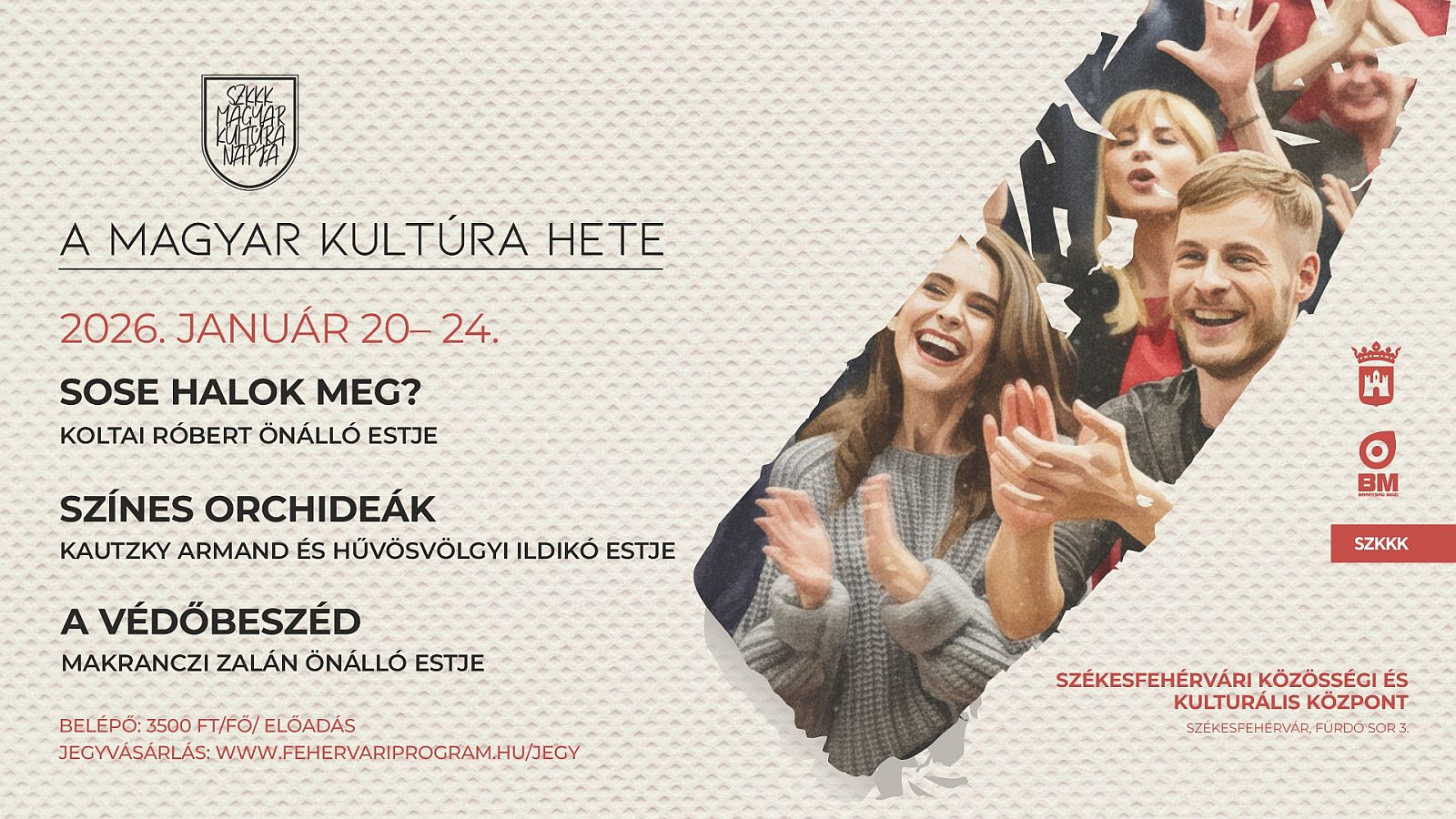 Egy héten át ünnepli a magyar kultúra napját Székesfehérvár