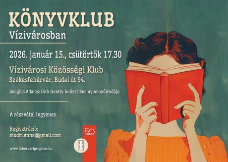 Január 15-én Ismét Könyvklubba várnak mindenkit Vízivárosban