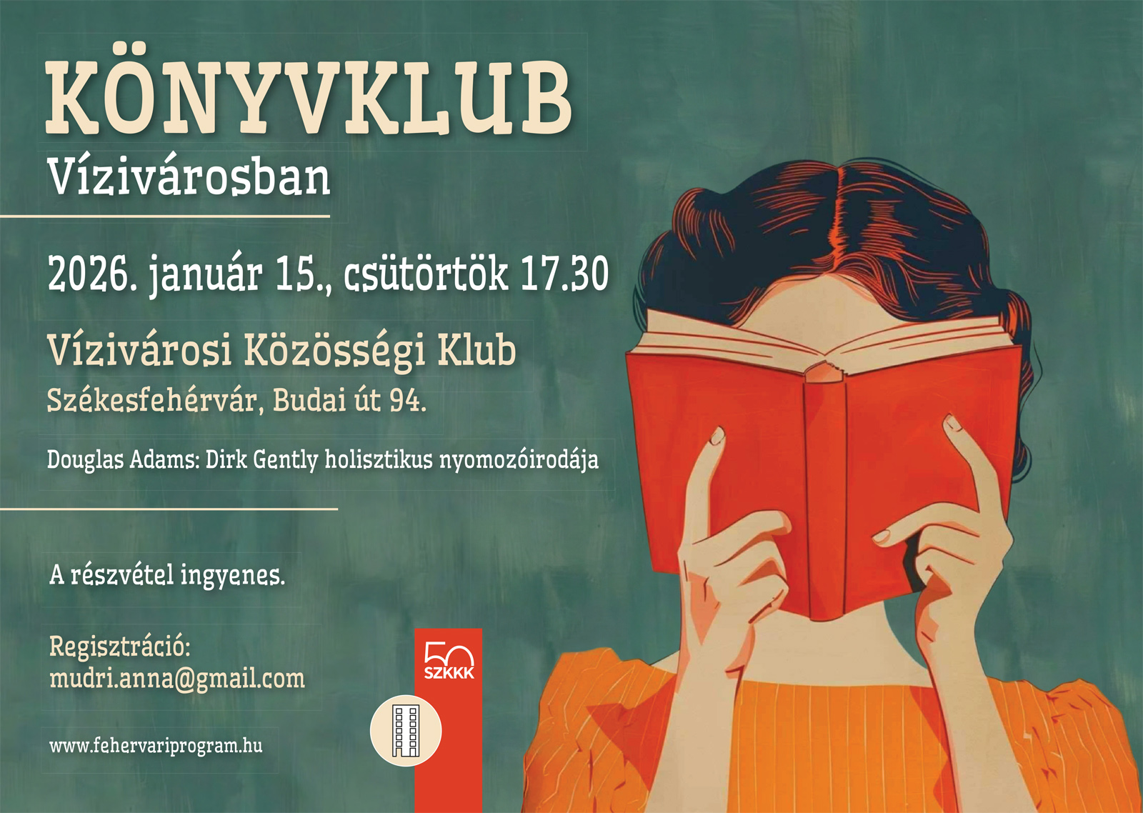 Január 15-én Ismét Könyvklubba várnak mindenkit Vízivárosban