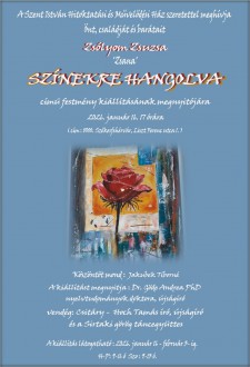 Színekre hangolva – Zsólyom Zsuzsa ’Zsana’ festményeiből nyílik kiállítás a Szent István Művelődési Házban