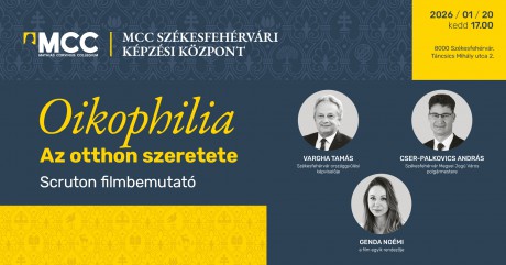 „Oikophilia – Az otthon szeretete” – filmbemutató és beszélgetés az MCC-ben