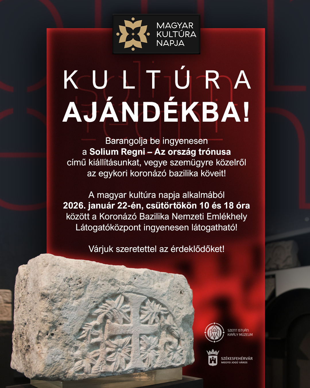 Ingyenesen látogatható január 22-én a Koronázó Bazilika Látogatóközpont