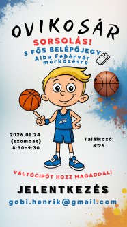 2026-ban is folytatódnak az Alba Fehérvár Ovikosár foglalkozásai