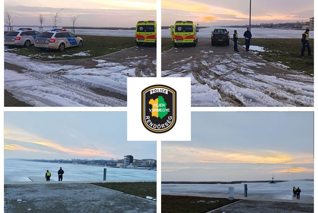 Olvad a jég - fokozottan ellenőriznek a rendőrök a tavaknál