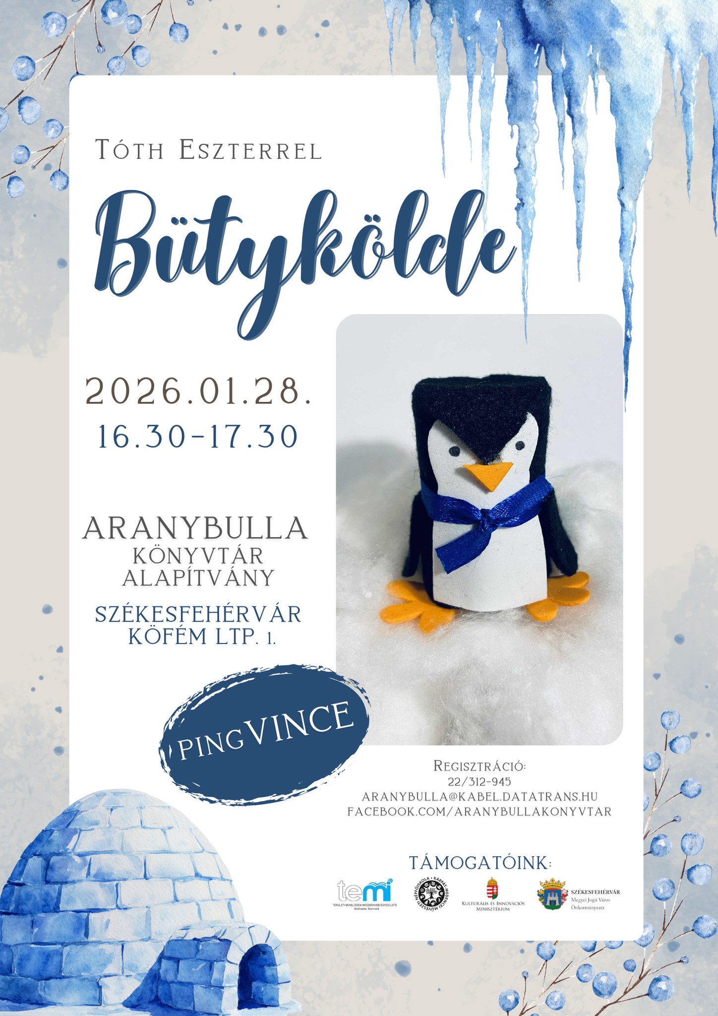 PingVINCE – folytatódik a Bütykölde szerdán az Aranybulla Könyvtárban