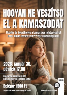 Hogyan ne veszítsd el a kamaszodat – előadás és beszélgetés a kamaszkor nehézségeiről Orosi Tündével