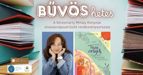 Bűvös hetes: Madarász Éva színész, író lesz a Széna Téri Tagkönyvtár vendége